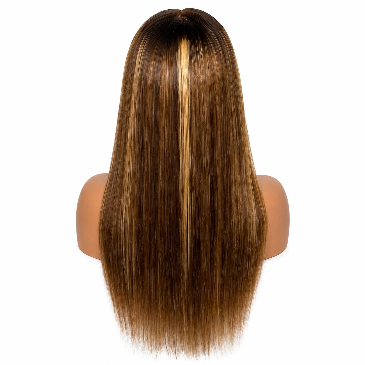 Brandy highlight 250% Density 13x6 transparent lace