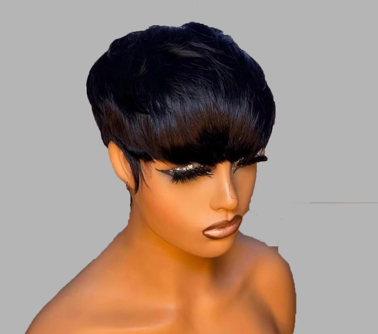 Short Hair,  High Quality, Machine wig, Wear and go