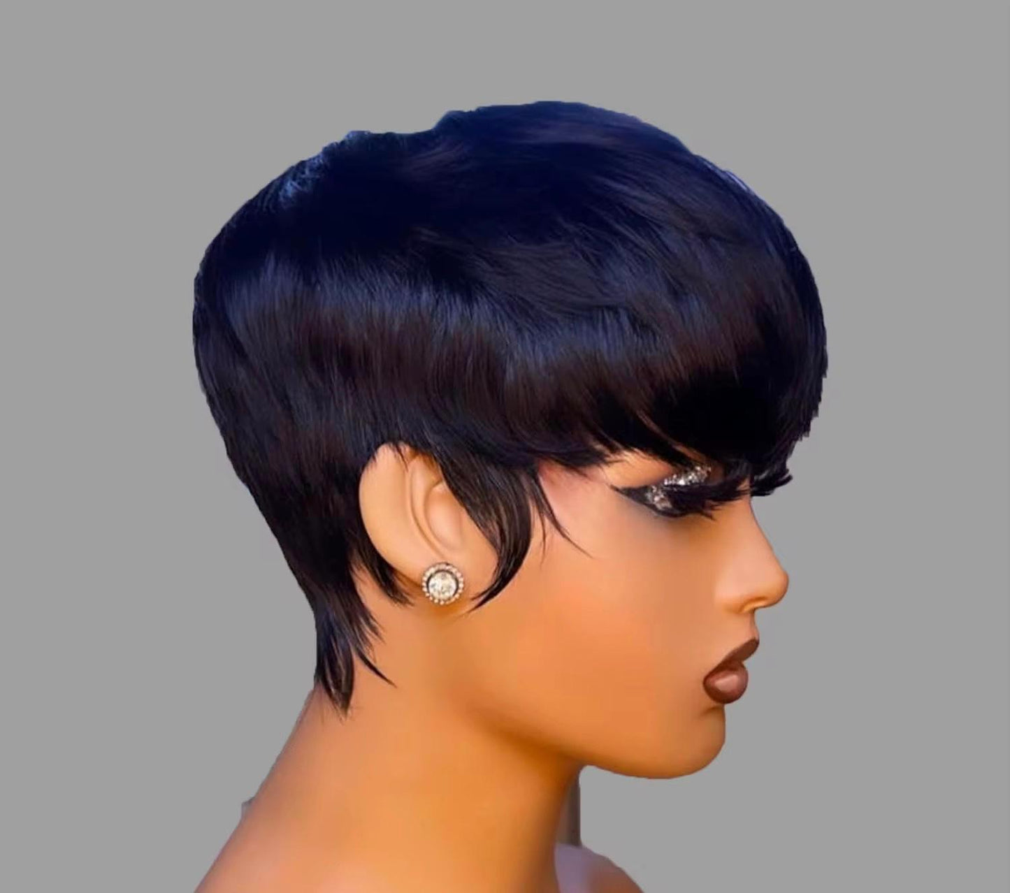 Short Hair,  High Quality, Machine wig, Wear and go