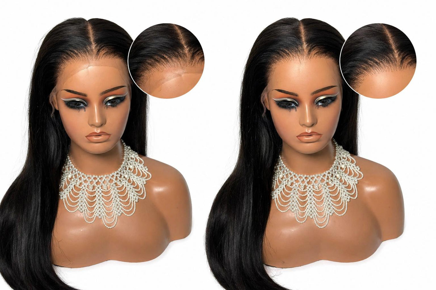Signature Straight 13x6 HD Lace Wig – 100% Raw Human Hair | Glueless Luxury Straight Wig | Available in 20”–40”